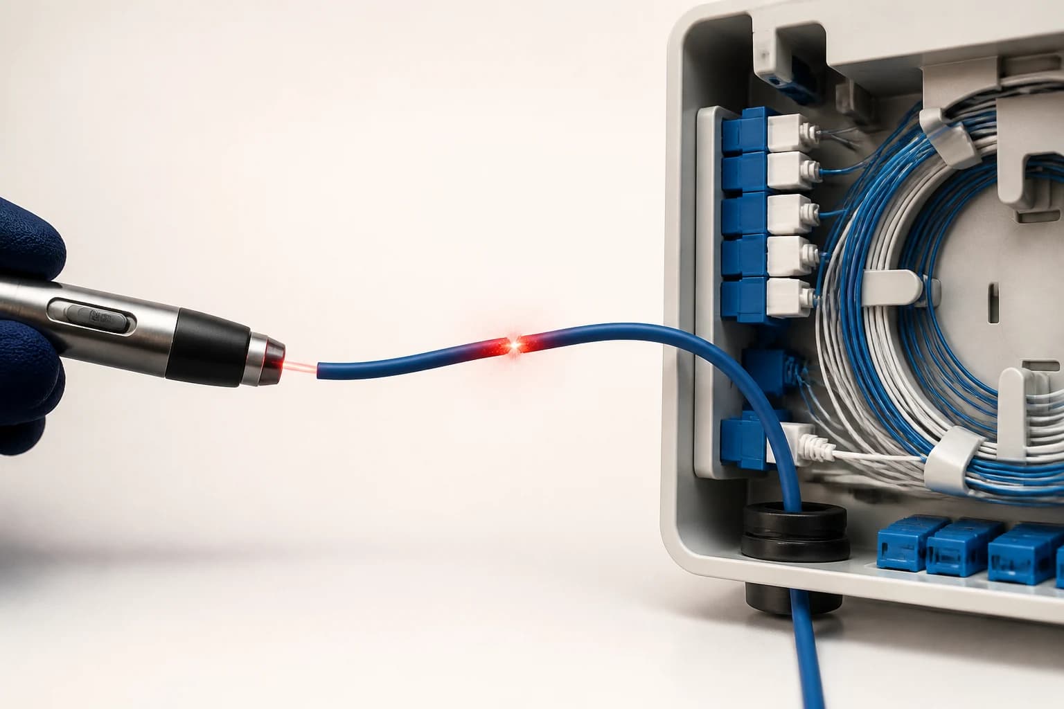 The Visual Fault Locator — When Red Light Beats an OTDR