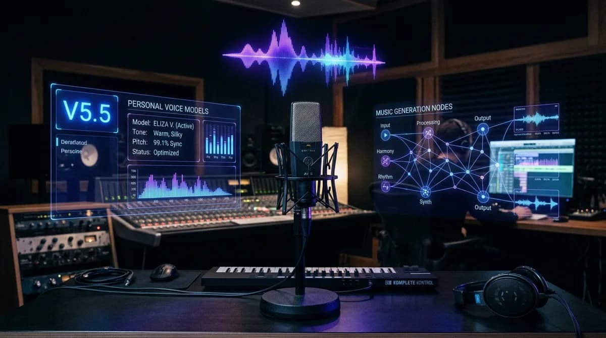 Suno AI v5.5 완전 분석: 내 목소리로 노래하는 시대가 열렸다