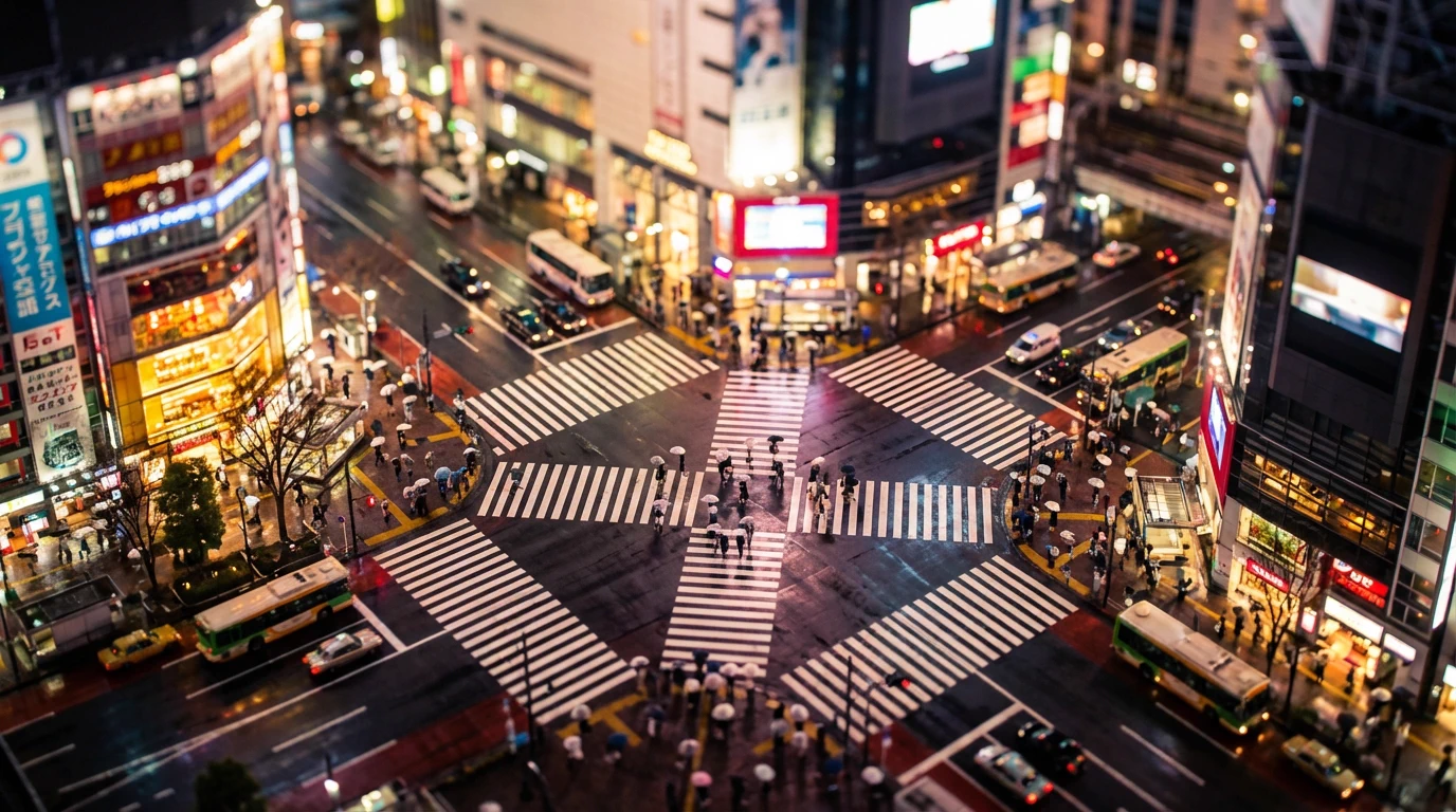 틸트시프트 미니어처 월드 예시