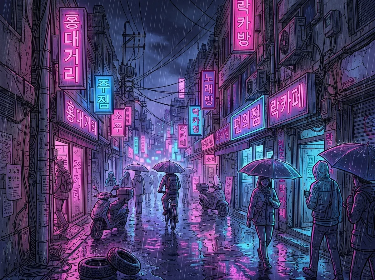 영화적 조명 스타일 AI 이미지