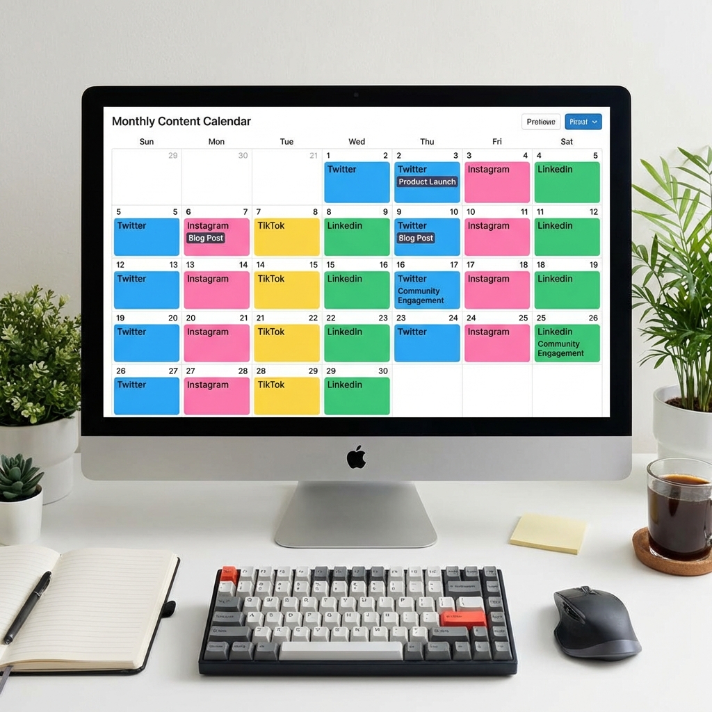 Content Calendar Example